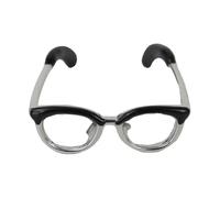 Anello aperto per occhiali - Anelli portafortuna, forma di mini occhiali, fascia aperta regolabile, simpatico anello regalo, accessorio elegante | Anelli aperti Gioielli per donne, mamme, figli