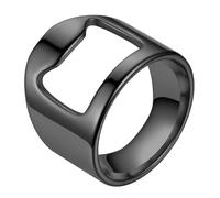Anello apribottiglie, anello apribarra Lucido ed elegante | Anello per feste con dita creativo e versatile per attrezzi da discoteca Accessori da cucina Baristi Bar Feste Casa Nero 11