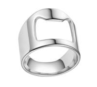 Anello apribottiglie da,Anello apribottiglie da - Apribottiglie portatile per birra,Strumento da bar creativo in acciaio al titanio, elegante e versatile strumento da discoteca per anelli da per bari