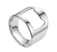 Anello apribottiglie da,Anello apribottiglie da - per feste con dita creativo e versatile - Strumento per discoteca lucidato in acciaio al titanio, accessorio da cucina portatile per bar, bari