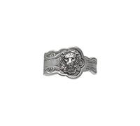 Anello Argento Donna Leo Ring Women's Party Boho Jewelry Ring Leo Women's Party Boho Jewelry Anelli Metallici (Silver, 7)