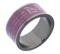 Anello Ave Maria INOX LUX Rosa, 19 mm (0.748 inc.) - EU/IT 20
