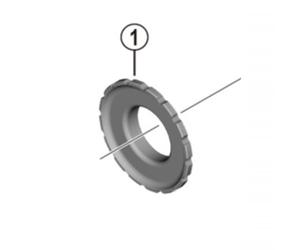 ANELLO BLOCCAGGIO SPIDER SHIMANO DU-E6100 PER MOTORI E-BIKE RICAMBI BICICLETTE