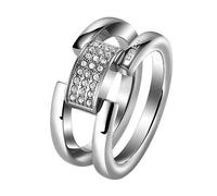 Anello Breil Donna Breilogy in Acciaio Cristallo