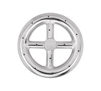 Anello bruciatore per braciere rotondo da 6 pollici per caminetti a gas naturale e propano da interno ed esterno