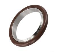 Anello centrale in acciaio inossidabile KF-40 2PCS con guarnizione in gomma | Ideale per montaggio a camera, linee di vuoto, esperimenti scientifici, impianti di produzione, tenuta affidabile