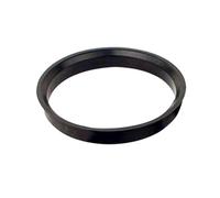 anello centrale ruota, coprimozzo auto, 4 pezzi Anelli di centraggio del mozzo ruota for auto Distanziatore centrale for foro ruota Nero OD 74,1 mm ID 72,6 mm Anello di ricambio Accessori telaio