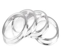 anello centrale ruota, coprimozzo auto, Collare centrale for mozzo for auto in lega di alluminio, anello centrale for foro ruota, da 66,6 mm a(73.1 to 56.6)