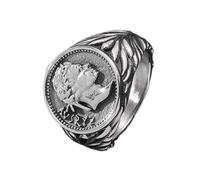 Anello Cesare, anello imperatore romano | anello imperatore per uomini | anello retrò in acciaio inox dell'imperatore romano gioielli comodi, anelli con sigillo per uomini e donne, A, Alluminio, Vedi