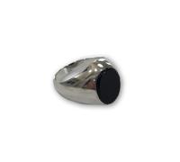 Anello Chevalier con onice naturale in argento