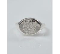 Anello Chevalier in argento sagoma di cane razza Dogue de Bordeaux/Bullmastiff L