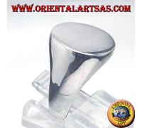 Anello Chevalier Tondo In Argento 925 ‰ 15mm. "Ø" incisione a richiesta gratis