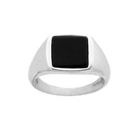 Anello chevalier uomo con pietra onice (mod. 26943)