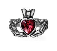 Anello Claddagh Alchemy Gothic By Night - Nuovo Di Zecca