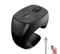 Anello Clicker Selfie Wireless - Remote Scorrimento | Dito Il Telecomando Bluetooth Wireless, Navigazione Di Contenuti Senza | Controller Bluetooth Compatto per Smartphone, S