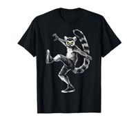 Anello-Coda-Lemur Animale Grafica Artwork Ring-Tailed-Lemur Maglietta