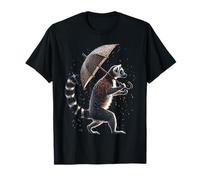 Anello-Coda-Lemur Animale Grafica Artwork Ring-Tailed-Lemur Maglietta