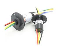 Anello collettore Connettore conduttivo rotante a 360° ad anello scorrevole ad alta potenza, corrente 2, 4, 6 a 12 vie, spazzola elettrica in carbonio(Insert Type 3 Ch 30A)