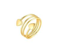 Anello con anello a molla intarsiato ad alta efficacia e dimensioni regolabili accessori altalena anelli, A, Metallo, Non pietra preziosa