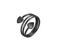 Anello con anello a molla intarsiato ad alta efficacia e dimensioni regolabili accessori altalena anelli, A, Metallo, Non pietra preziosa