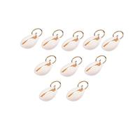 Anello con Barba/Anello con Perla Pendente Conchiglia Treccia d'Africa Metallo Cavo Elegante e Popolare Fashion Processing