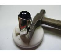 ANELLO CON CABOSCHON DI AMETISTA TAGLIO TONDO REALIZZATO IN ARGENTO 925°°°