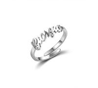 Anello con Nome - Anelli Regolabili in Acciaio Inossidabile Donna - Giorgia