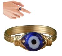 Anello con occhio del diavolo, anello con occhio di demone, da donna | portafortuna, in argento, oro, rame, con occhio blu, per uomini, regalo di compleanno