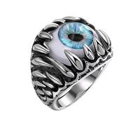 Anello con occhio gotico, gioiello horror con bulbo oculare, accessorio ergonomico per le dita, design realistico raccapricciante, regalo per feste di Halloween, regalo per adulti e amici, eventi, 9
