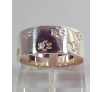 Anello con orme piccole in argento 925 Luce