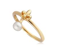 Anello Con Perla Fleur De Lis ECFEW™