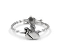 Anello con San Gennaro in Argento Brunito Misura Regolabile
