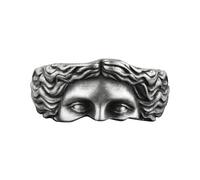 Anello Con Volto Di Ven ere Con Dea, Anello A Mezza Faccia, Anello Per Dito Indice Da Donna, Anello Greco Affascinante E Calmante, Elegante E Alla Moda, Per Donne E Uomini, Anello Con Effetto