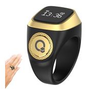 Anello contatore intelligente ricaricabile - Dispositivo digitale tasbihs Clicker, anello elettronico per conteggio delle dita, strumento intelligente per il conteggio delle dita, soluzione per il