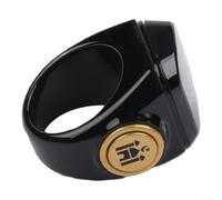 Anello contatore Tasbih ricaricabile con design impermeabile e ricarica USB, adatto per preghiere lunghe con 99.999 conteggi (20 mm nero)