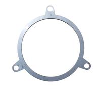 Anello corteo per camino, corteo per tubo da camino in legno - Porta fodera per condotto in acciaio inossidabile | Accessorio portatile, fissaggio stecca per diametri esterni 2,4