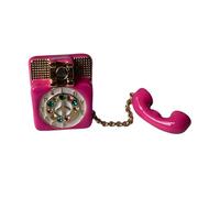 Anello creativo retrò a forma di telefono vibrante goccia finitura ad olio caratteristica elegante donna accessorio retrò donna, Misura unica, come descritto, come descritto