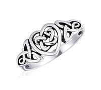 Anello Cuore con Cornice in Turchese Stabilizzato Blu per Donne, per Adolescenti, per Fidanzata in Argento Sterling .925 Pietra di Nascita di Dicembre