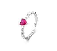 Anello Cuore Rosso - Gioiello Simbolo d’Amore Sagapo SDZ126