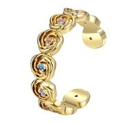 Anello Custodia Gioielli Rosa Statement Rings Cubic Zirconia Opening Rings Cuoco Articoli Anelli, A, Metallo, Nessuna pietra preziosa