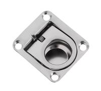 Anello D di montaggio - Anello di tiraggio nautico | Fascette in acciaio resistenti alle temperie per barca Ponte Kayak Yacht