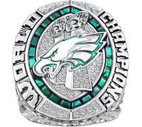 Anello da calcio fantasy, campionato del mondo 2025, da collezione, con scatola espositiva, Oro, Andalusite