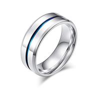 Anello da dito semplice europeo e americano per gli uomini abbigliamento numero 10 conveniente e durevole moda lavorata