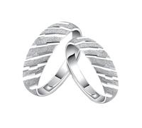 Anello da donna con kit anello 925 in argento Sterling con pioggia di meteore Flash Sand regolabile, popolare per coppie, unisex, zia di fidanzamento, gioielli, Réglable, Argento Sterling S925