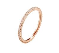 Anello da donna con piccole dita, con taglio rotondo, moissanite, regalo divertente per le donne