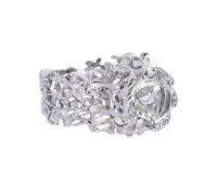 Anello da donna in argento Sterling 925 con ametista verde e pietra preziosa alla moda regalo per la festa della mamma, Pietra, Ametista verde