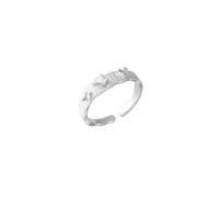 Anello da donna in argento Sterling con farfalla e apertura -J0711