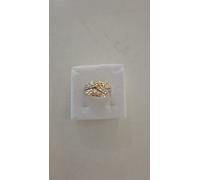 ANELLO Da Donna In ORO GIALLO BIANCO ROSSO 18 KARATI 750% Tre Colori Diamantato