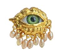 Anello da donna per l'occhio malvagio - Anello per l'occhio malvagio, anello in metallo vintage con occhio del diavolo con | Flaconi da pavimento alla affascinanti per l