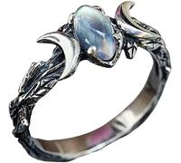 Anello da donna squisita pregevole fattura argento colore retrò moda anello per l'uso quotidiano, regalo a sorpresa per il tuo amore in festival e anniversariDeft è stato elaborato